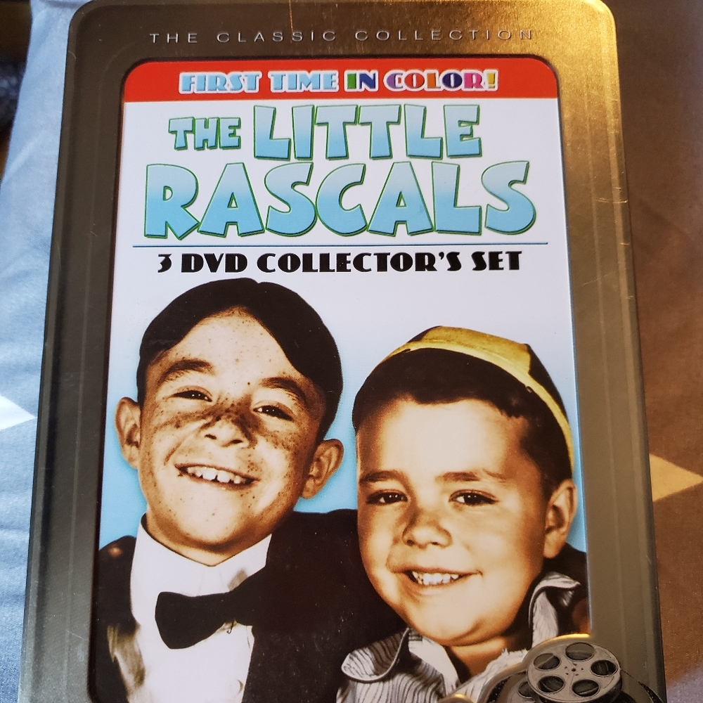 The Little Rascals 3 DVD Box Set In A Metsl Tin